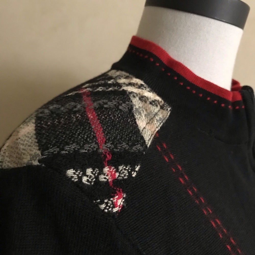 Jack Nicklaus Black Long Sleeve Knit Top - Picture 4 of 10